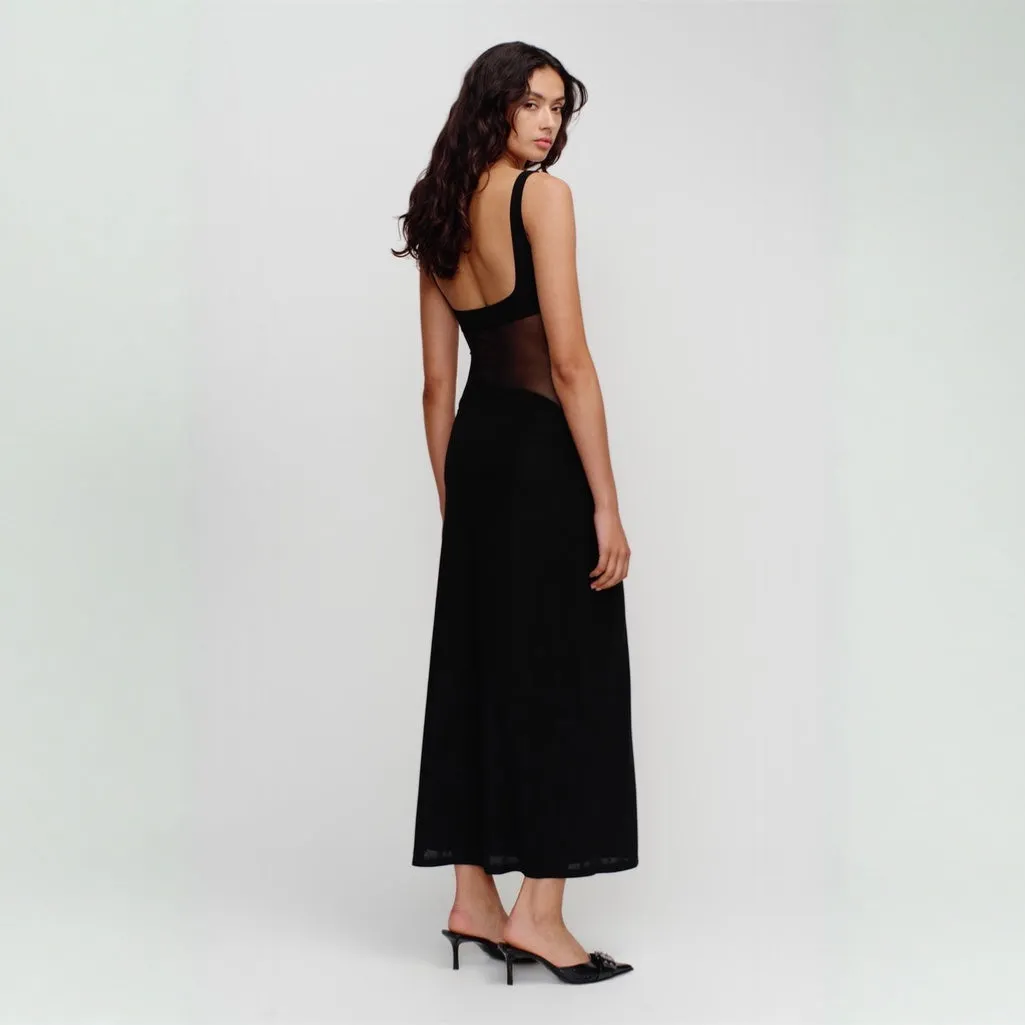 Justine Maxi Dress - Black