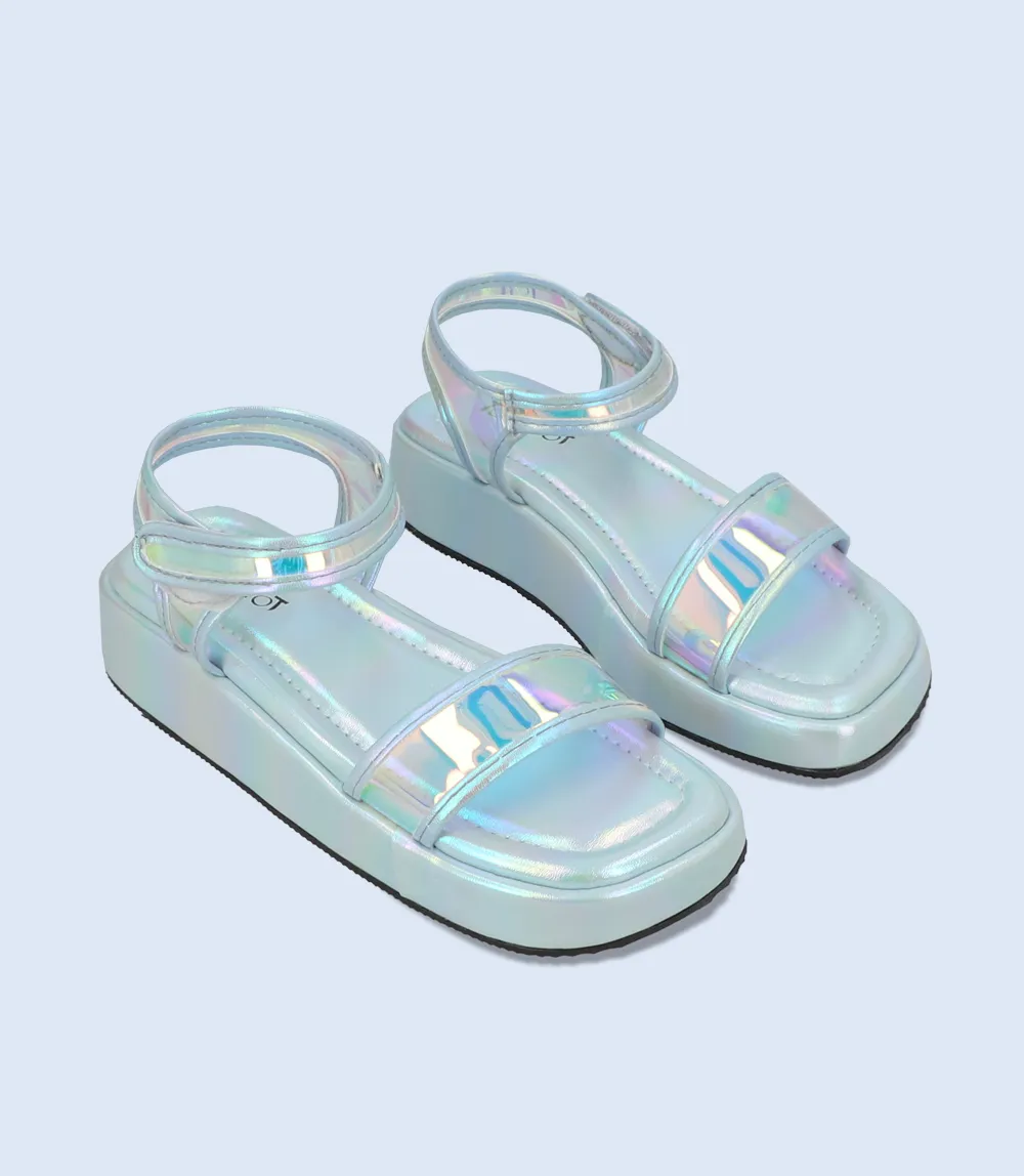 KG0111-SILVER-Girl Sandal