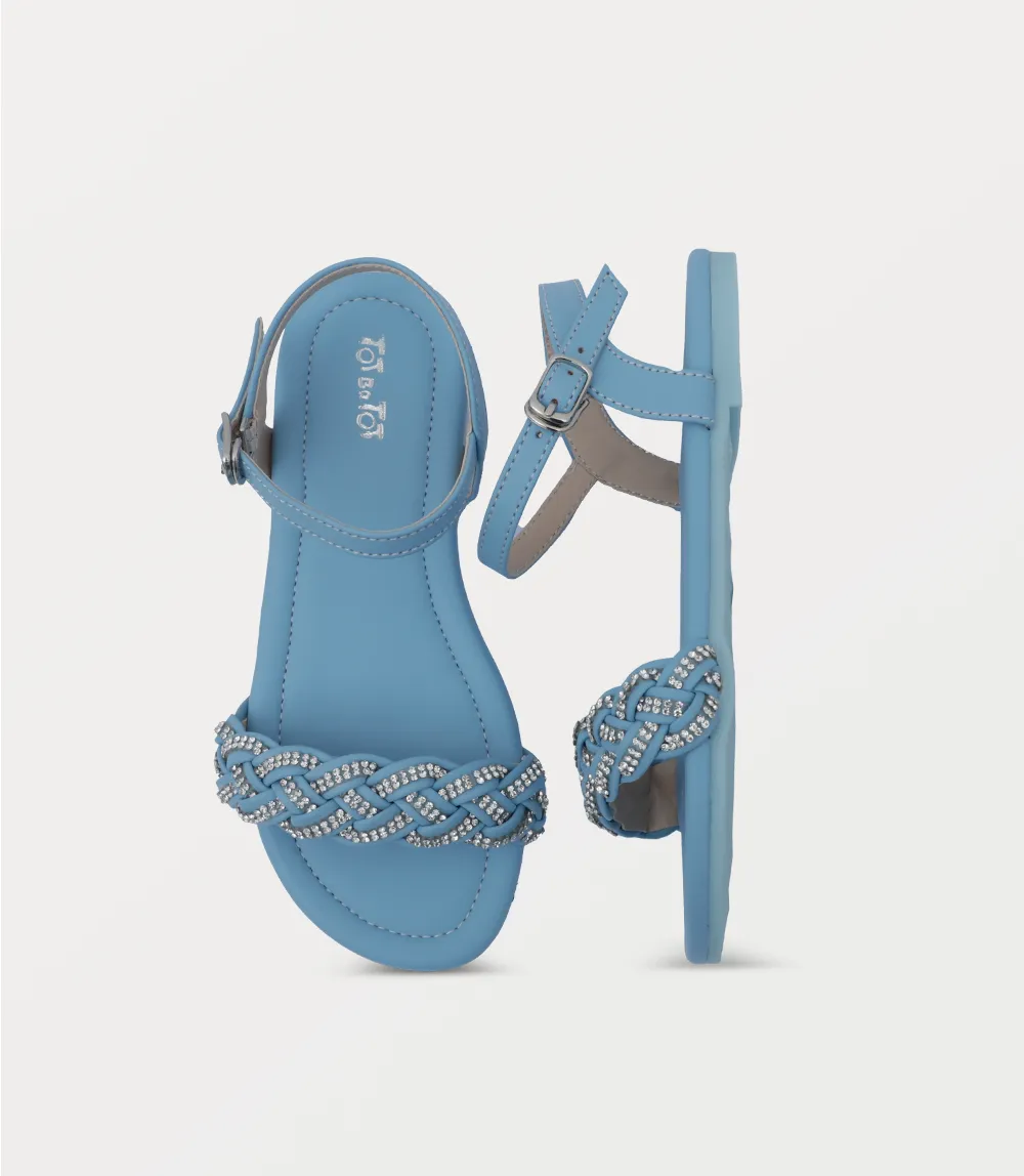 KG0205-BLUE-Girl Sandal