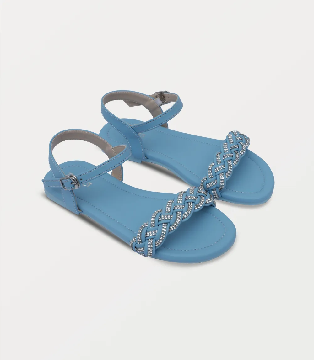 KG0205-BLUE-Girl Sandal