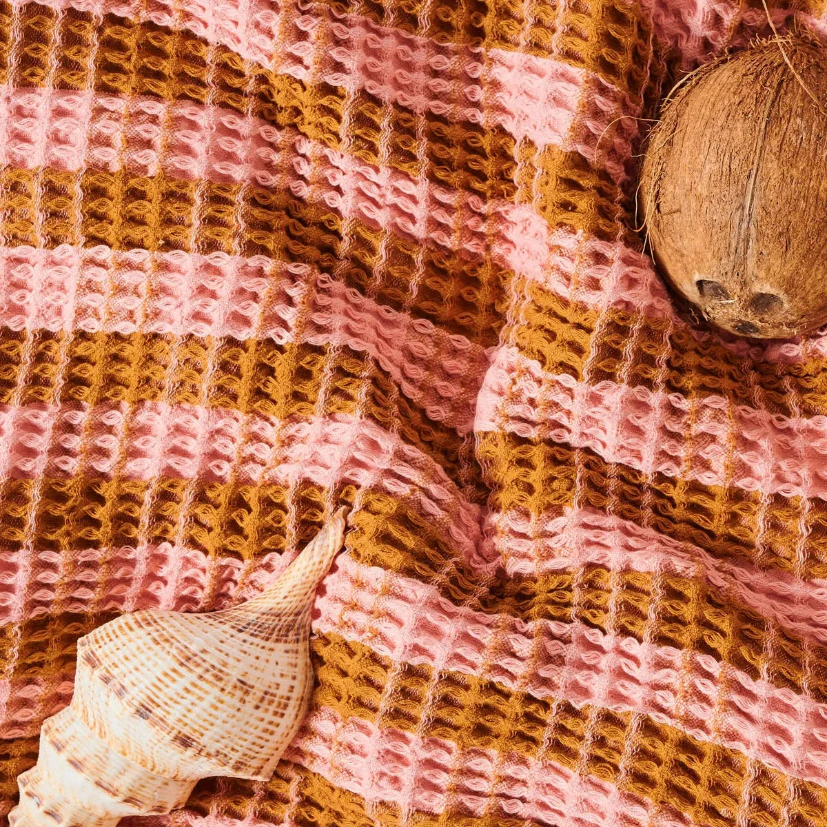 Kip&Co Waffle Bath Robe | Toasted Marshmallow