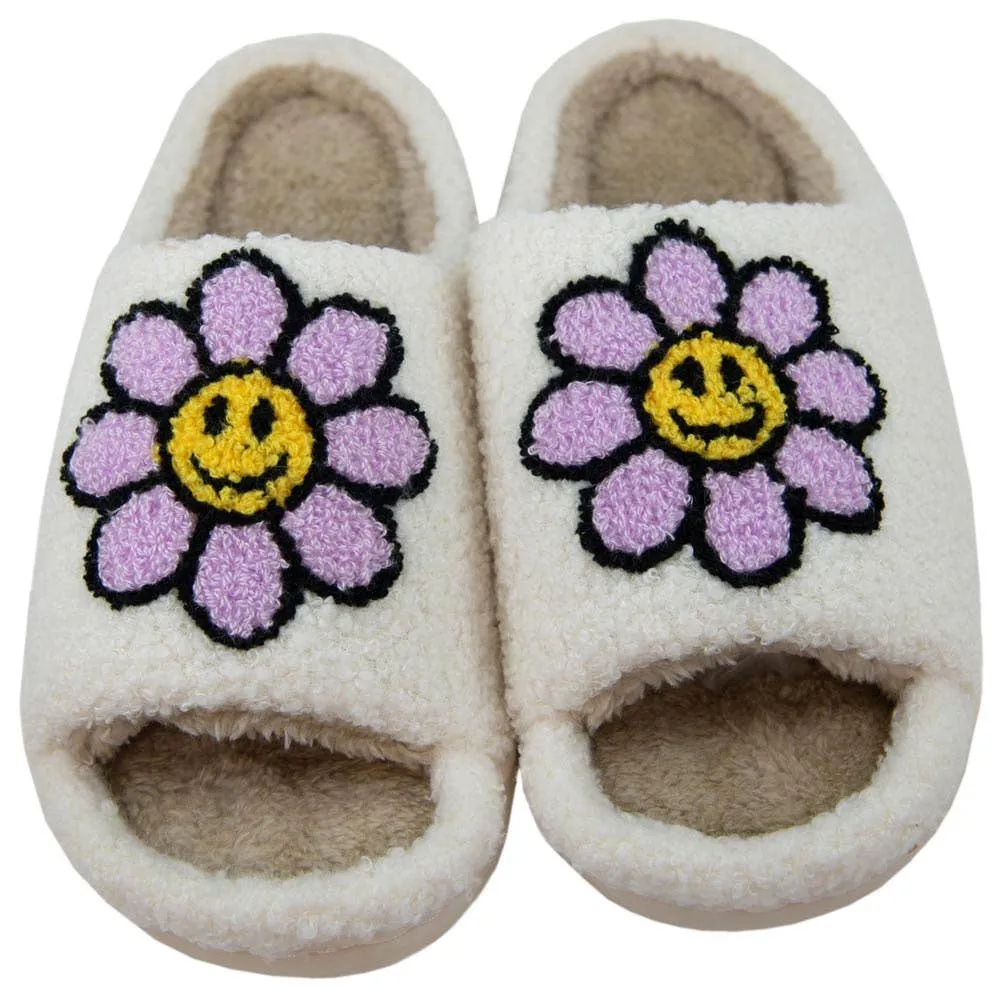 Lavender Daisy Slippers