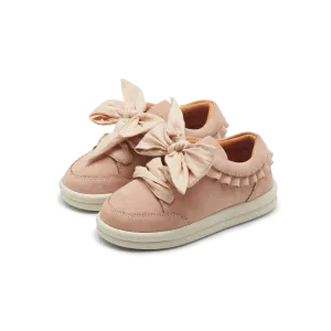Lexley Sneakers | Coral Betting Leather