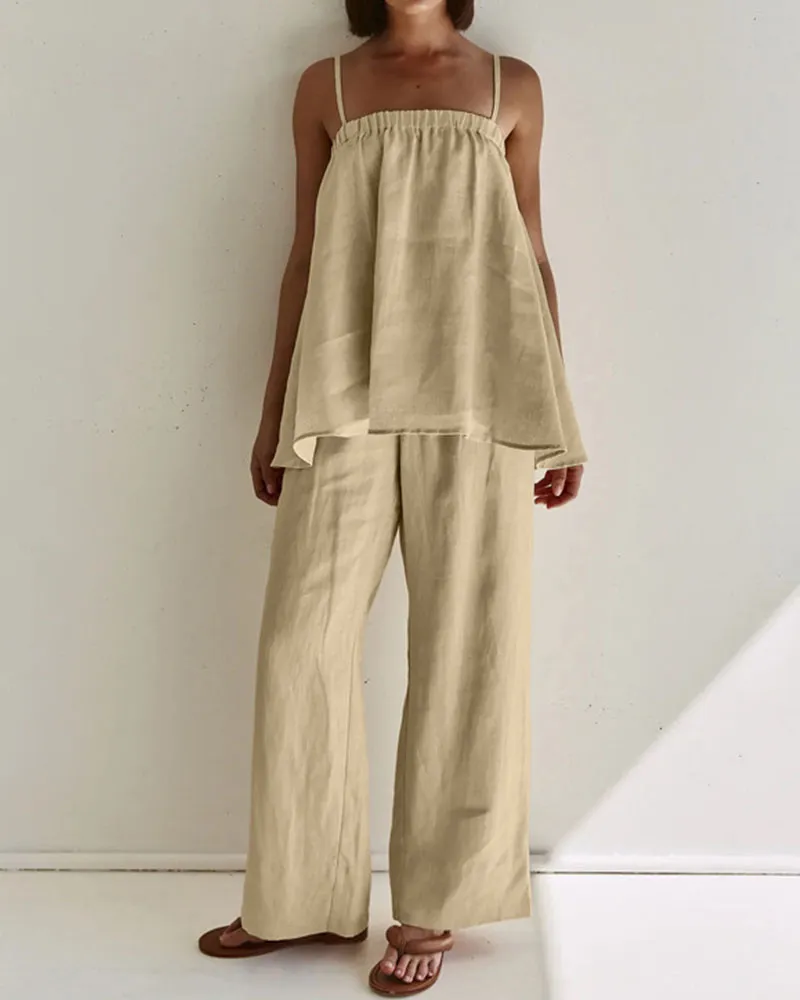 Linen Two-Piece Set | Breezy & Chic | Effortless Summer Style
