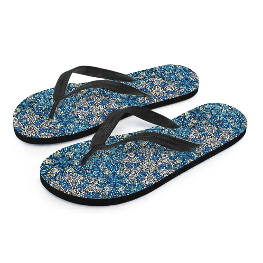 Mandala Floral Hawaiian Flip Flops: Embrace Boho Chic Style in Paradise