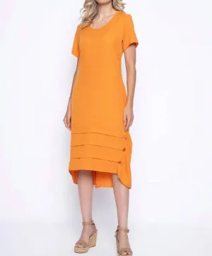 Mid Length Dress In Sunburst