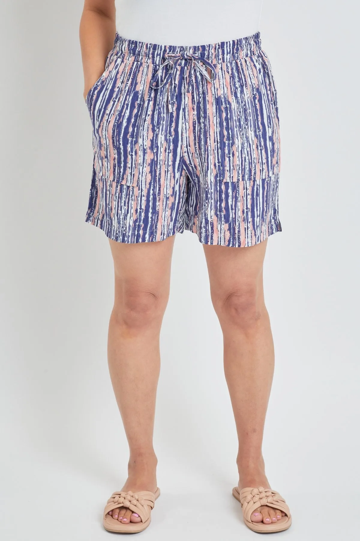 Missy Pull-On Shorts With Porkchop Pockets 6 Pack