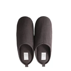 Moku Linen Room Shoes - Charcoal
