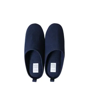 Moku Linen Room Shoes - Navy