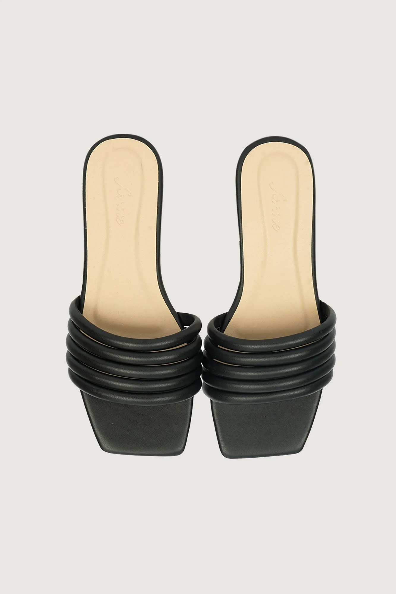 Multistrap Square Toe Sandals