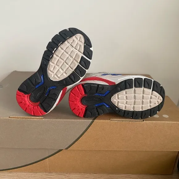 New Balance 990 Red/Blue Toddler Sneakers- SZ 4 C