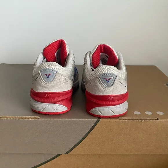 New Balance 990 Red/Blue Toddler Sneakers- SZ 4 C