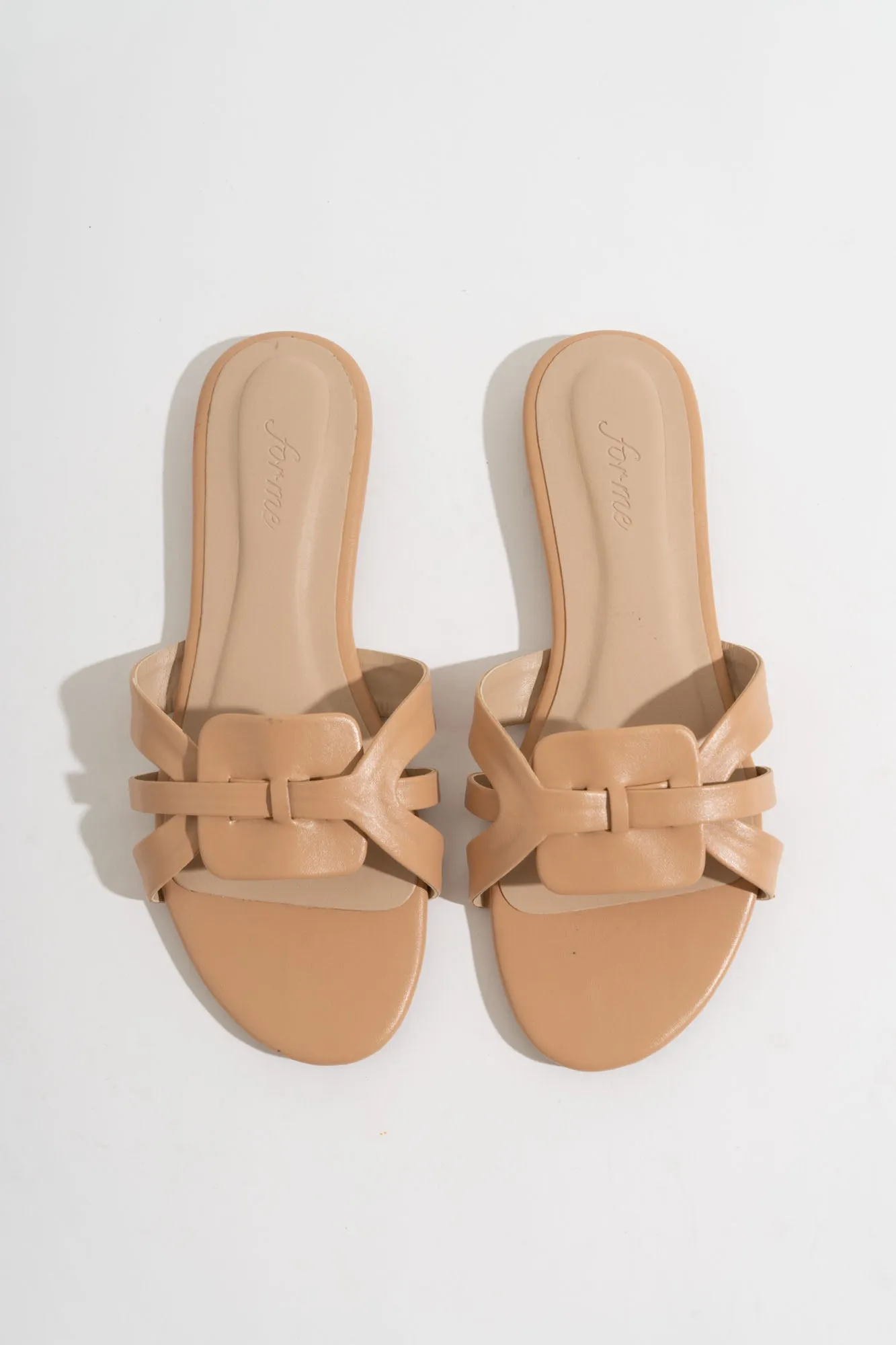 One Band Round Toe Sandals