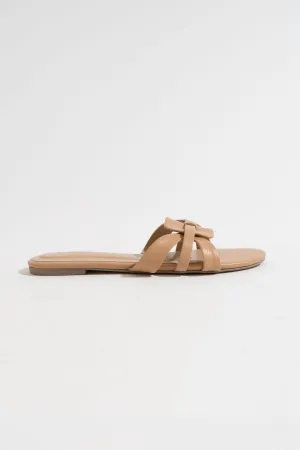One Band Round Toe Sandals