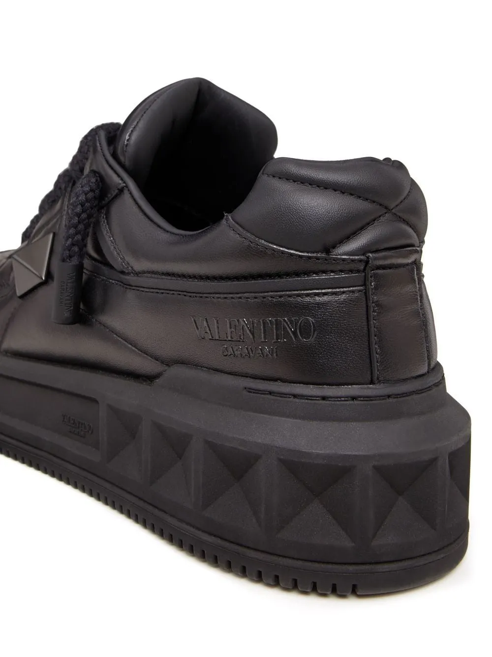 One stud xl leather sneakers