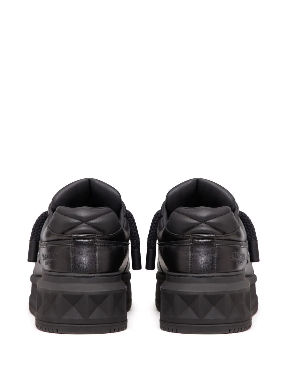One stud xl leather sneakers