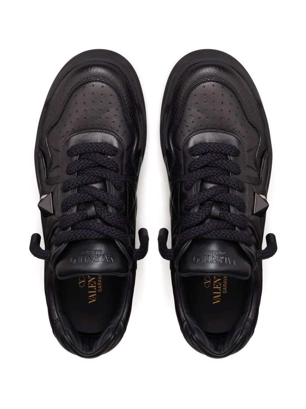 One stud xl leather sneakers