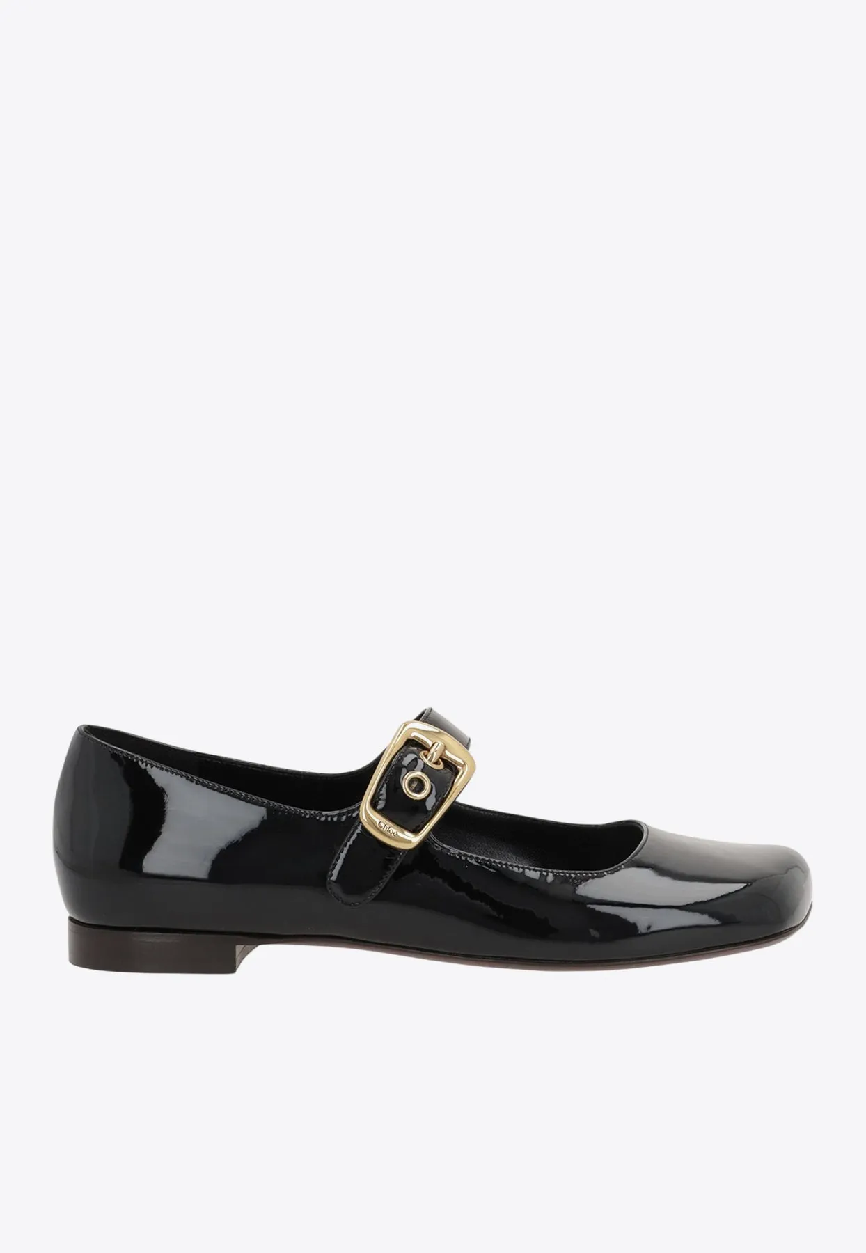 Polly Patent Leather Mary-Jane Ballet Flats