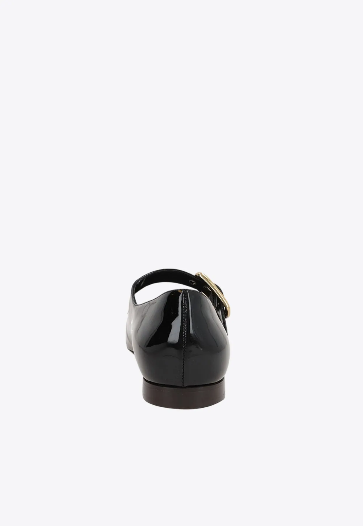 Polly Patent Leather Mary-Jane Ballet Flats