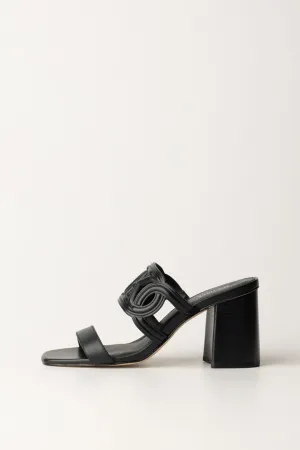 Sandali Mules Alma con Logo