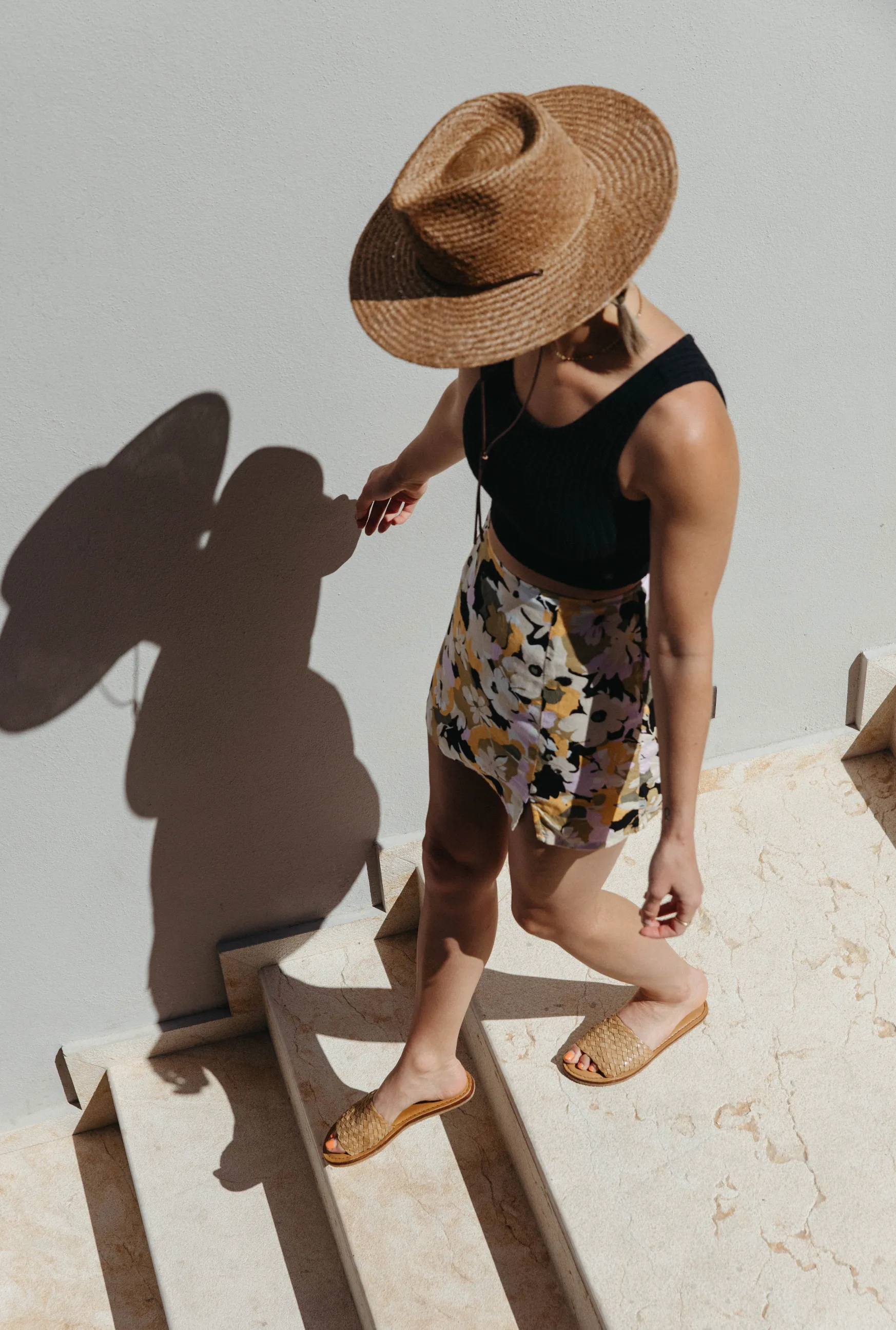 Seconds: Women's Woven Sandal in Honey