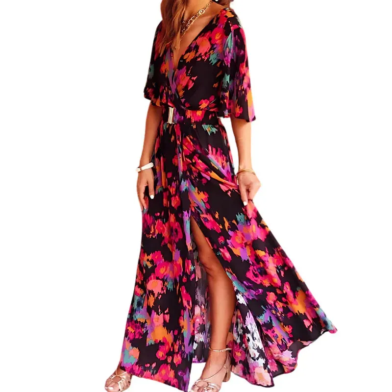 Selverine – Maxi-jurk met stijlvolle print