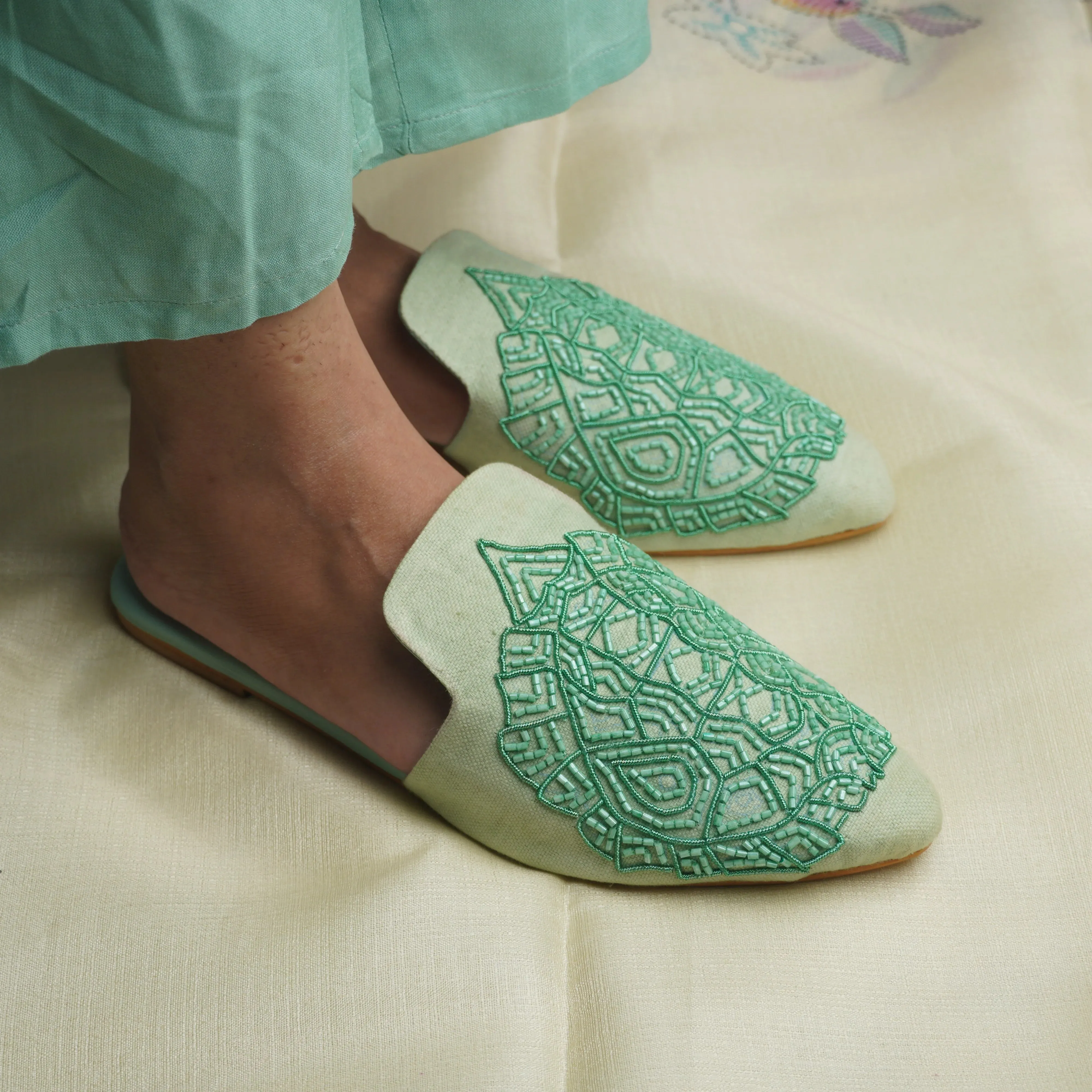 Shell Chic Mules