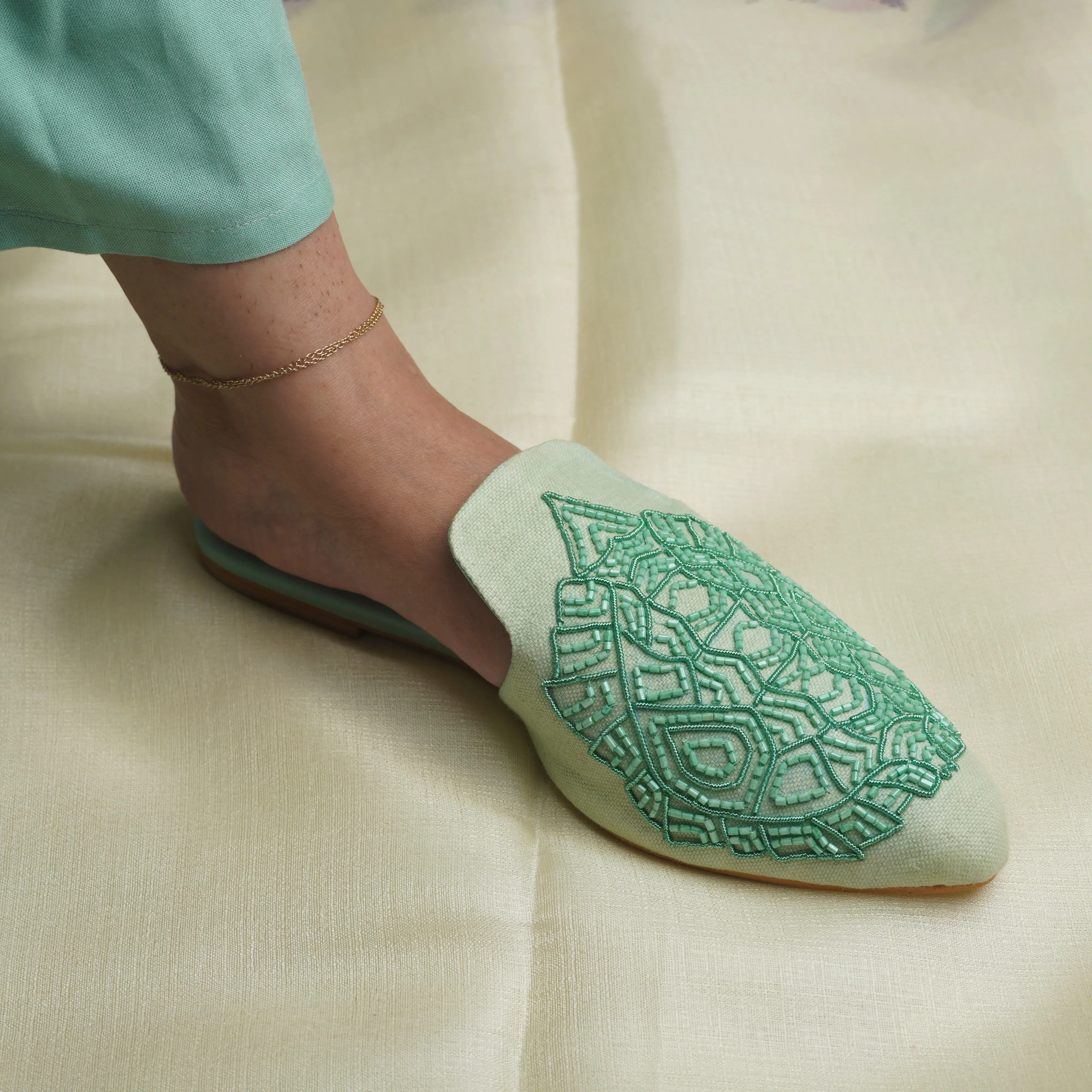 Shell Chic Mules