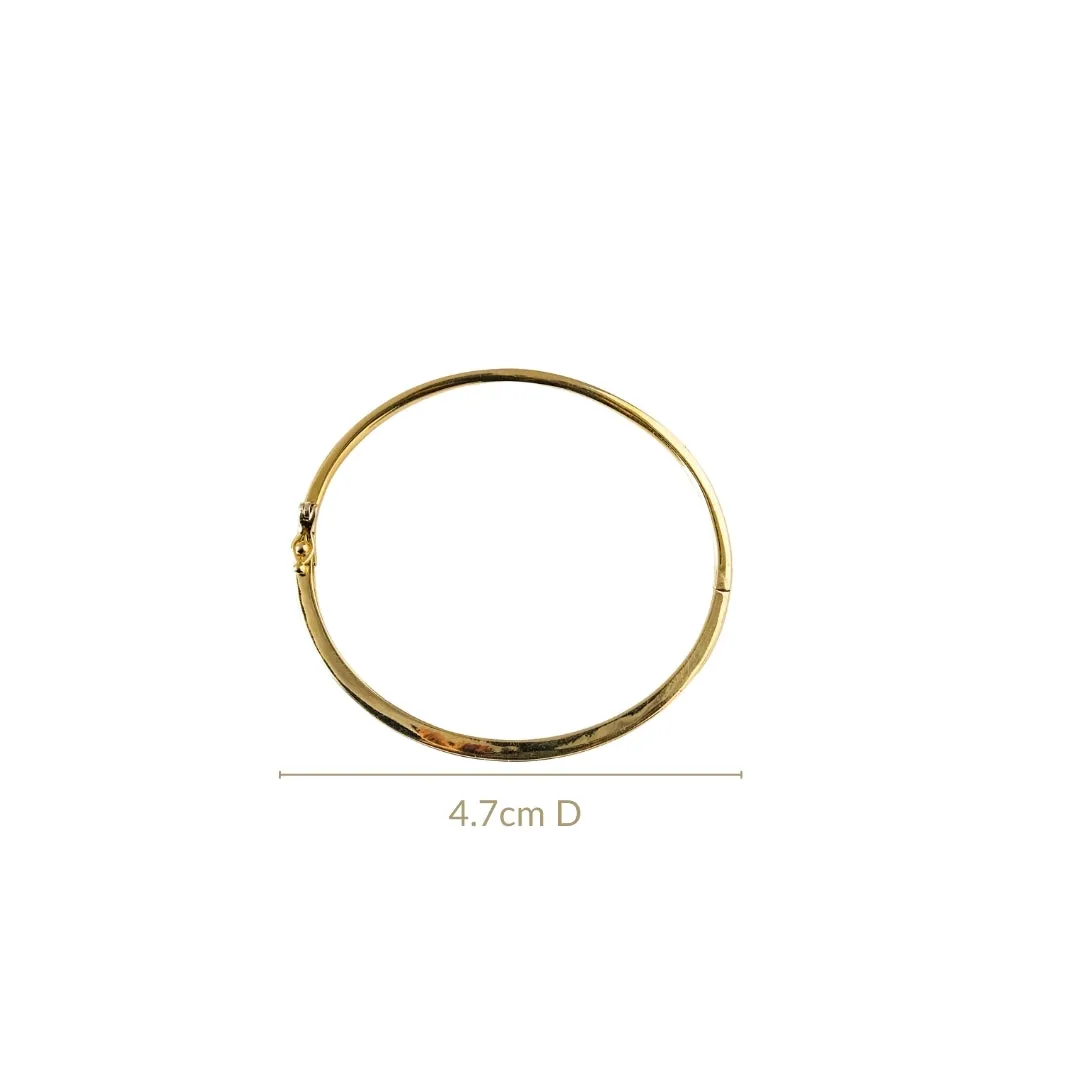 Shimmery Diamond Gold Bracelet
