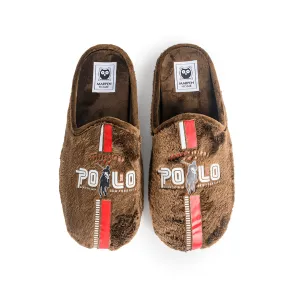Slippers Polo Marron
