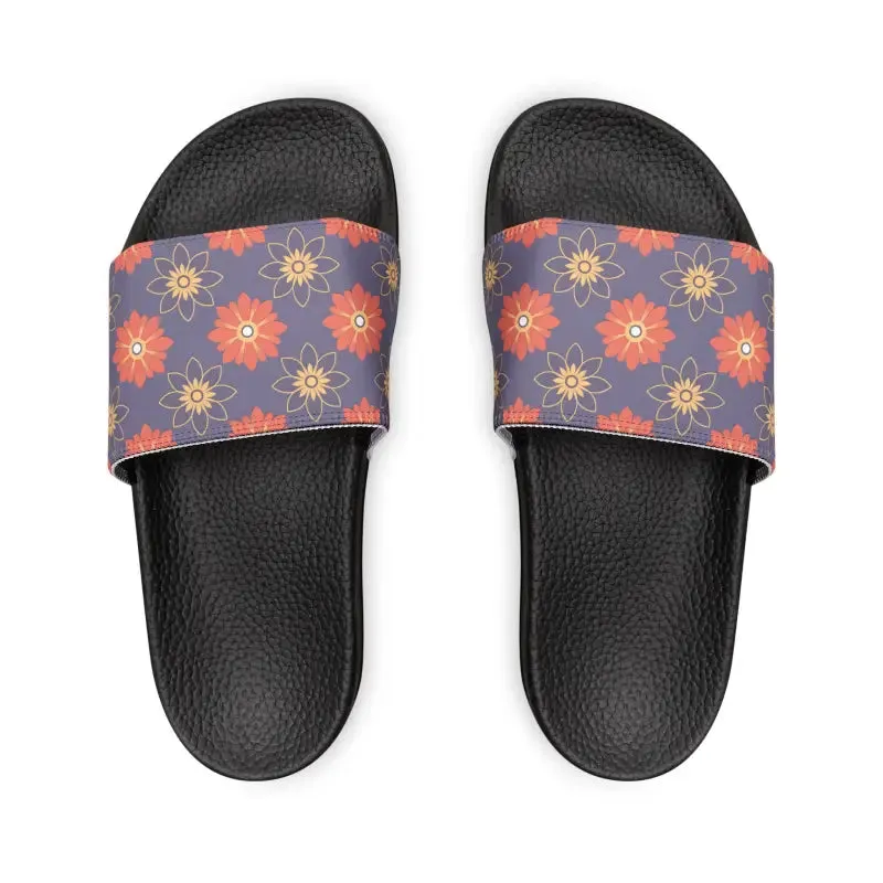 Summer Vibes Trendy Womens Pu Slide Sandals