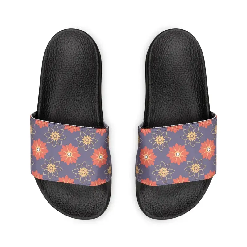 Summer Vibes Trendy Womens Pu Slide Sandals