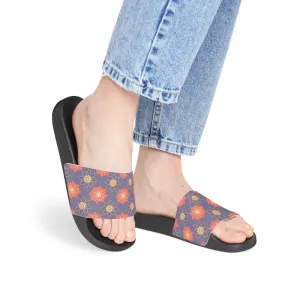 Summer Vibes Trendy Womens Pu Slide Sandals