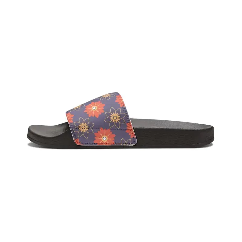 Summer Vibes Trendy Womens Pu Slide Sandals
