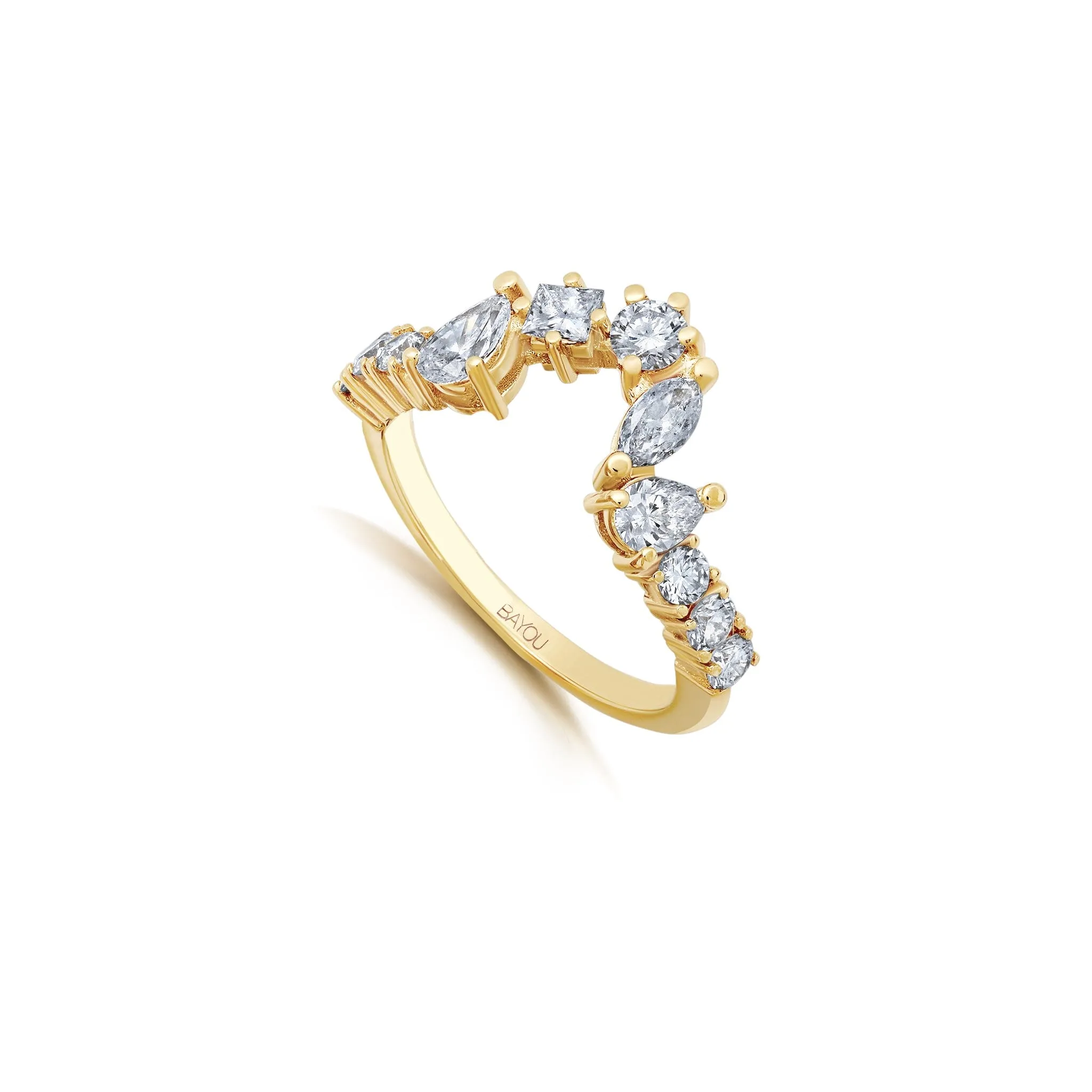 Triple Orbit Crown Diamond Ring | Proposals