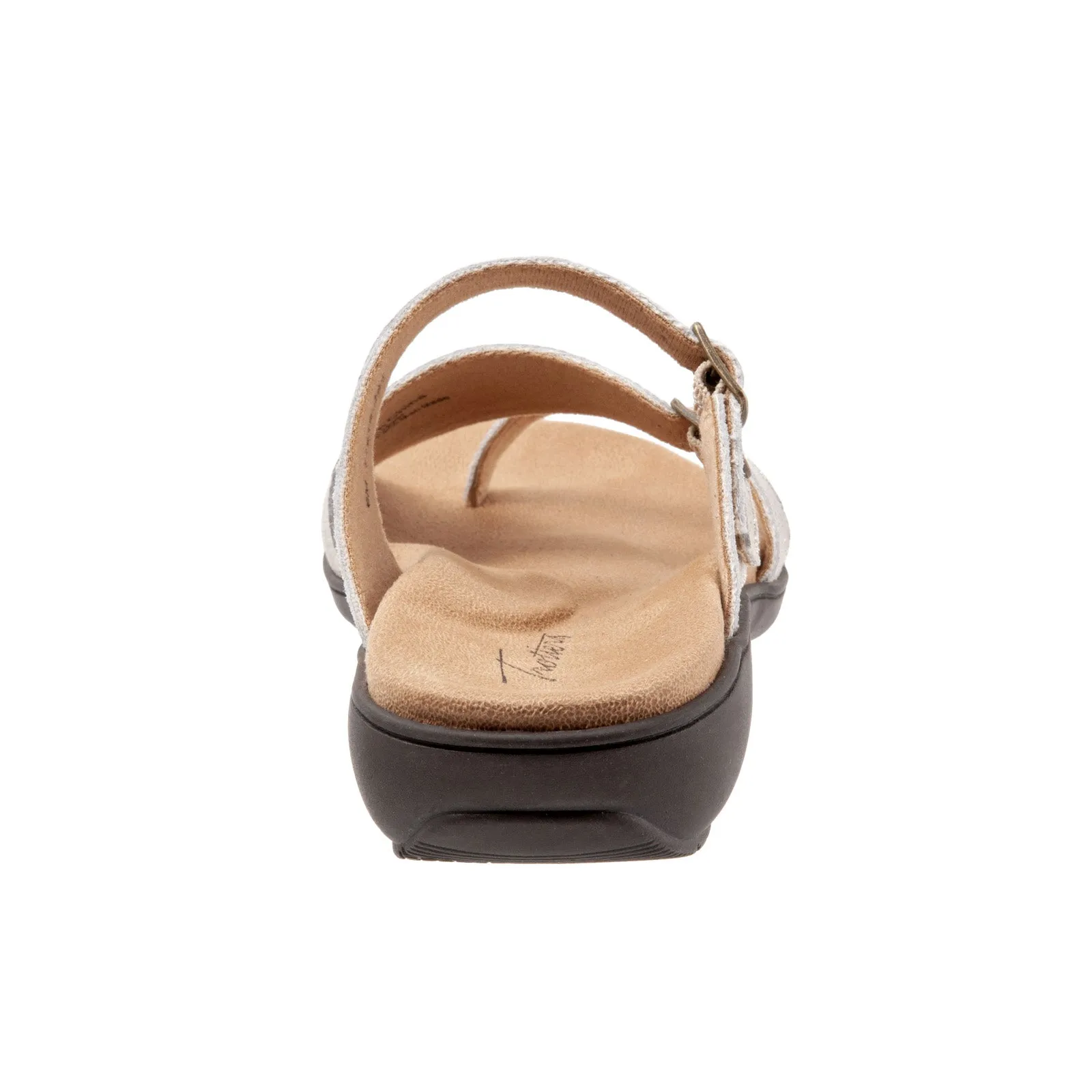 Trotters Vianna T1919-222 Womens Gold Leather Ballet Flats Shoes