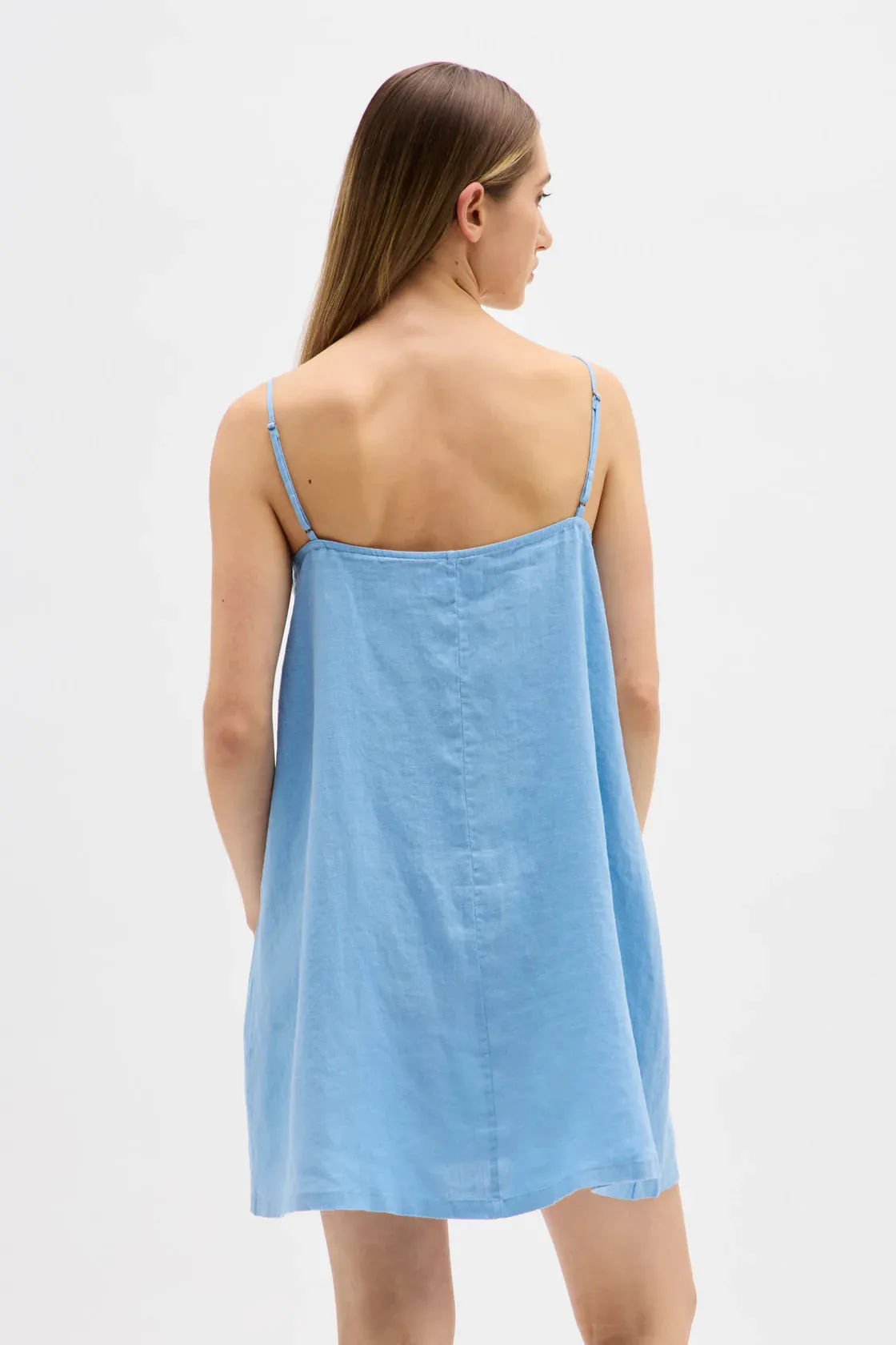 Tully Mini Dress Cornflower Blue