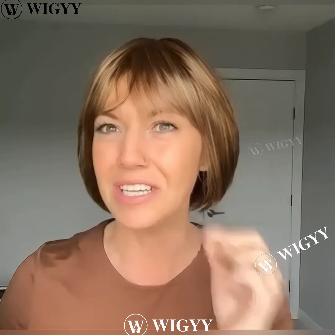 Wigyy Bob Elegant Wig for Daily Use