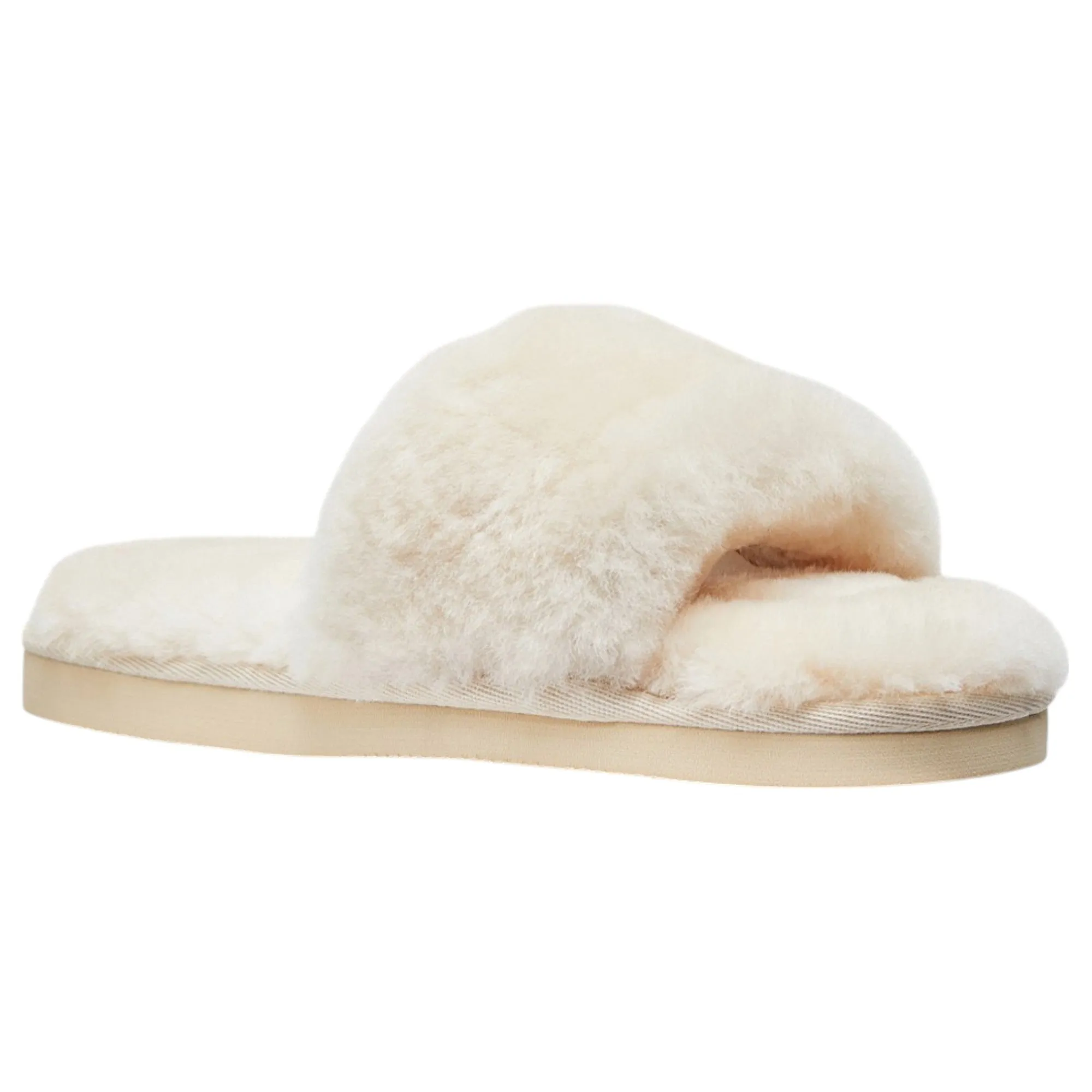 Womens Hush Puppies Lust Slippers Natural