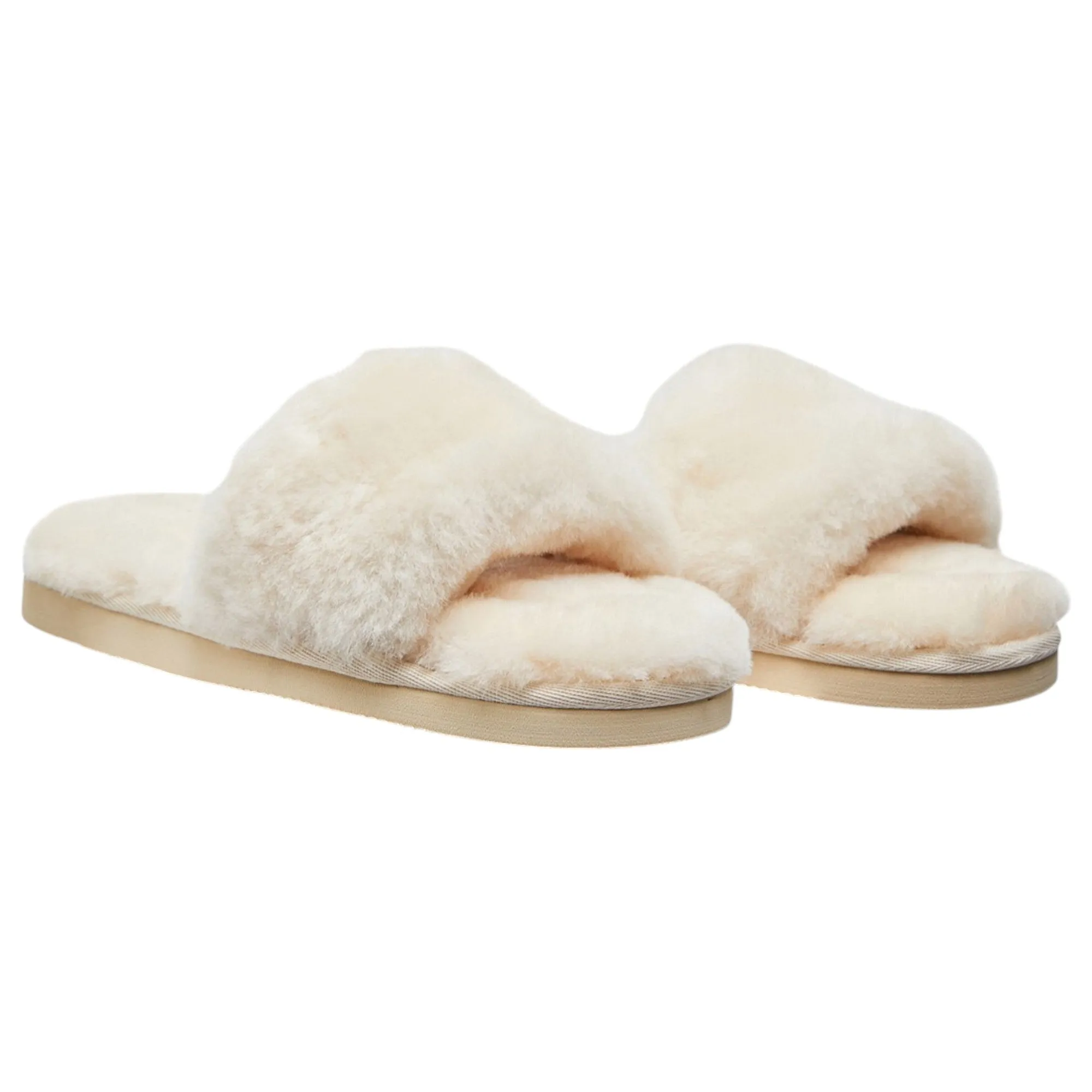 Womens Hush Puppies Lust Slippers Natural
