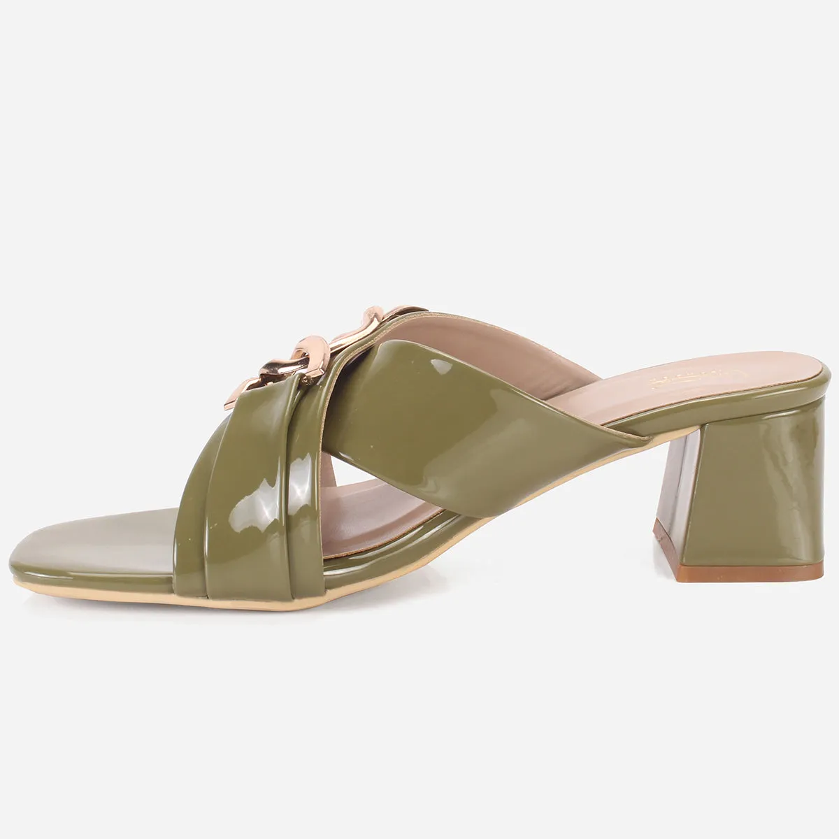 Womens "LINNLY" Block Heeled Sandals