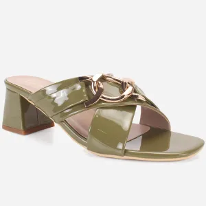Womens "LINNLY" Block Heeled Sandals
