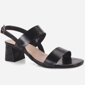 Women's "MOIERA" Block Heeled Open Toe Sandals